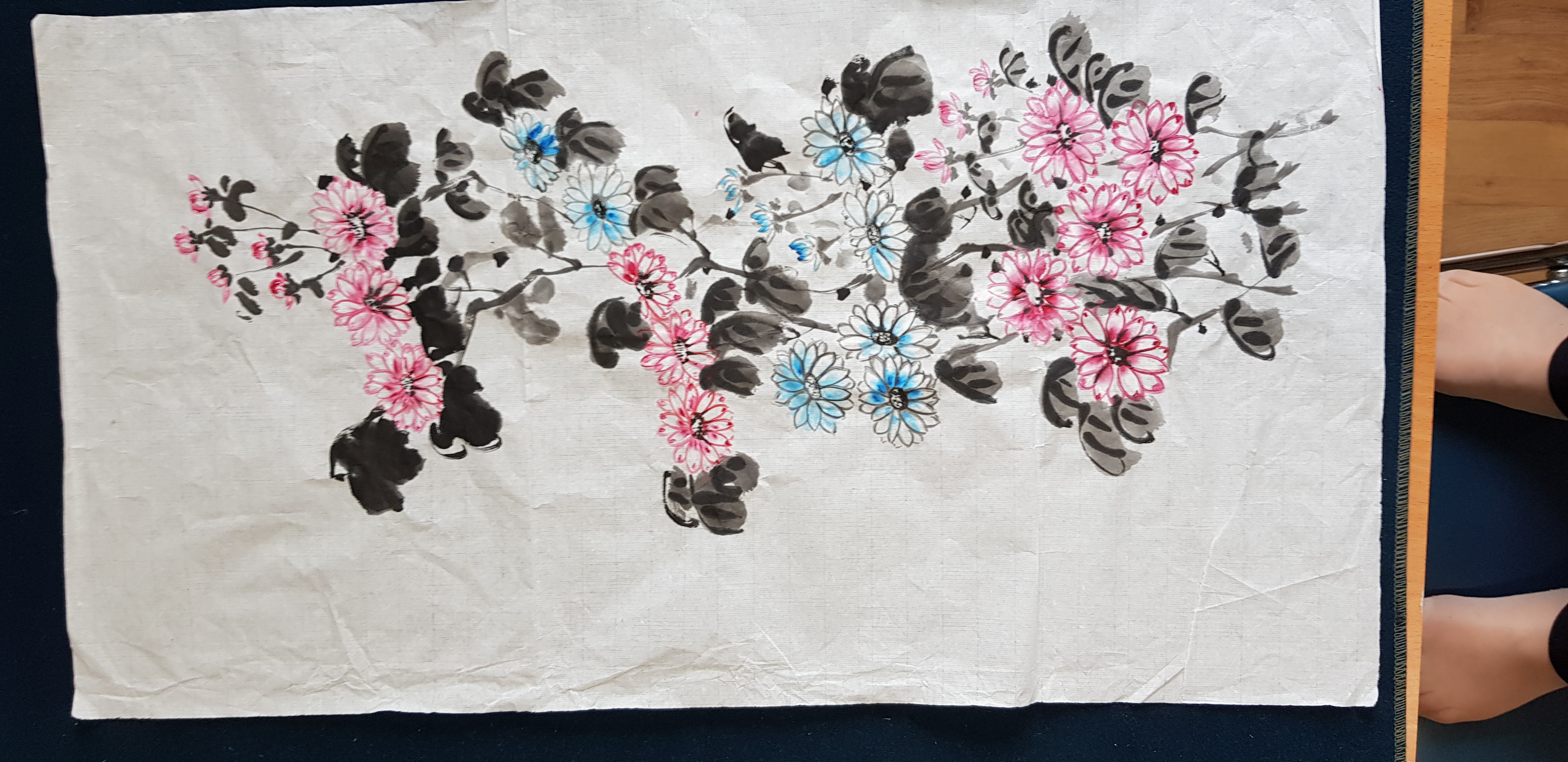 제자 준 국화 2점 - 2